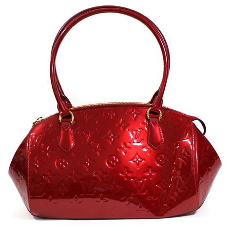 louis vuitton red bag leather|louis vuitton purse red inside.